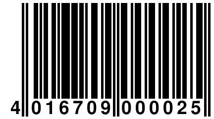 4 016709 000025