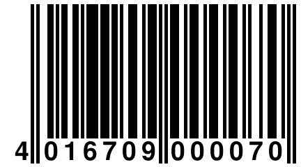 4 016709 000070