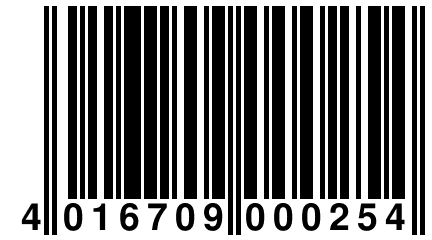 4 016709 000254