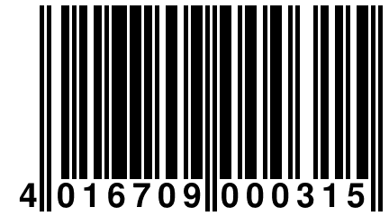 4 016709 000315