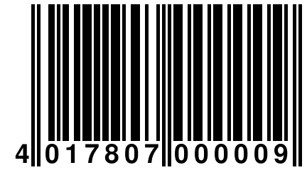4 017807 000009