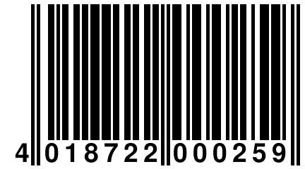 4 018722 000259