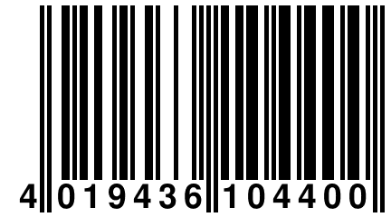4 019436 104400