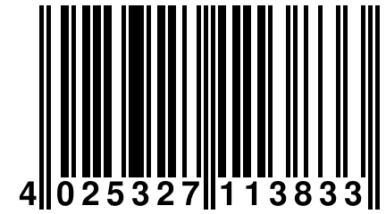 4 025327 113833