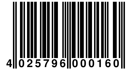 4 025796 000160