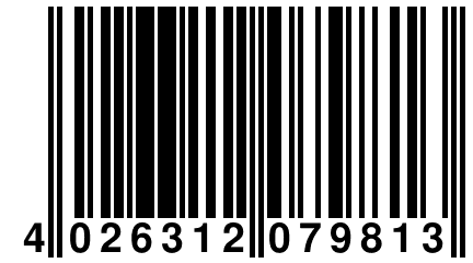 4 026312 079813
