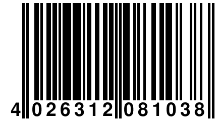 4 026312 081038