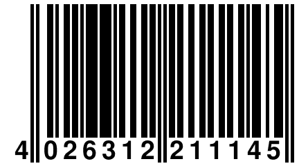 4 026312 211145