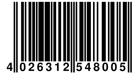 4 026312 548005
