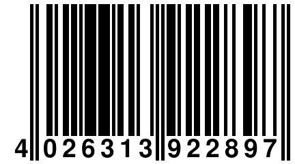 4 026313 922897