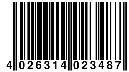 4 026314 023487