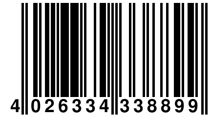 4 026334 338899