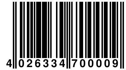 4 026334 700009