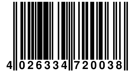 4 026334 720038