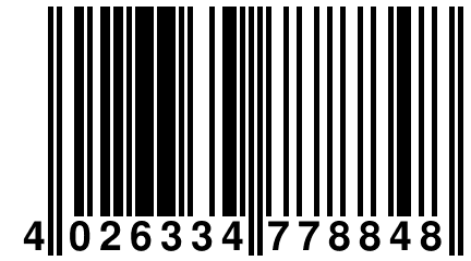 4 026334 778848