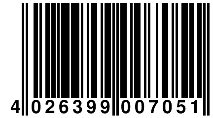 4 026399 007051