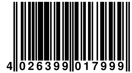 4 026399 017999