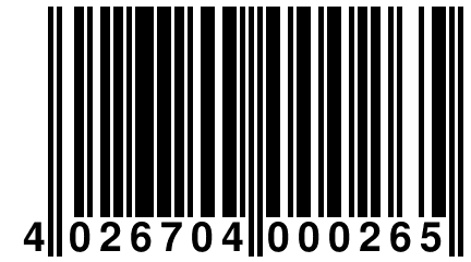 4 026704 000265