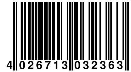 4 026713 032363