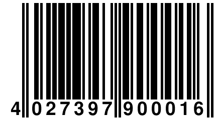 4 027397 900016