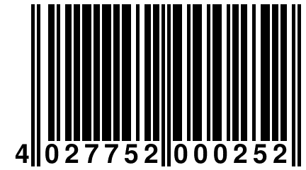 4 027752 000252