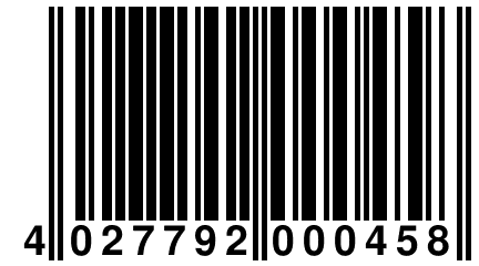 4 027792 000458