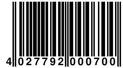 4 027792 000700