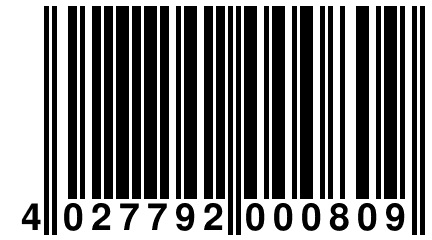 4 027792 000809