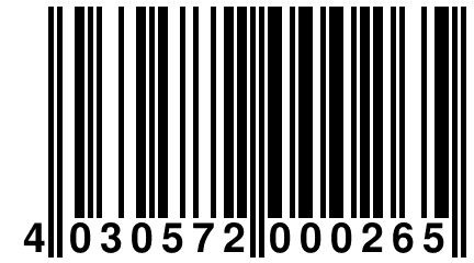 4 030572 000265