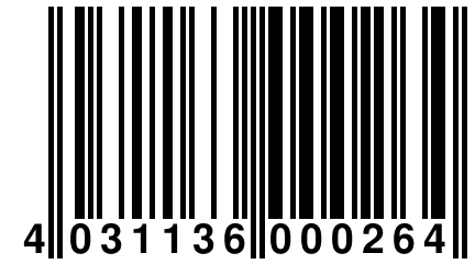 4 031136 000264