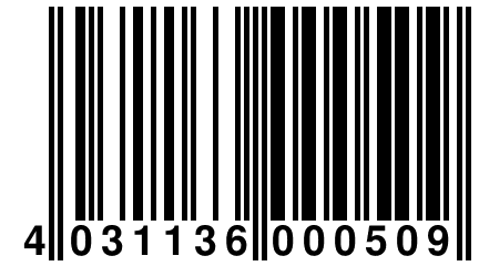 4 031136 000509