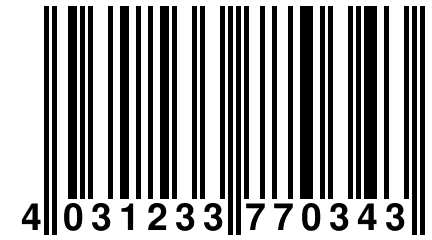 4 031233 770343