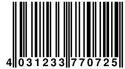 4 031233 770725