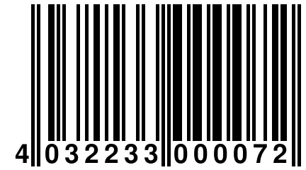 4 032233 000072