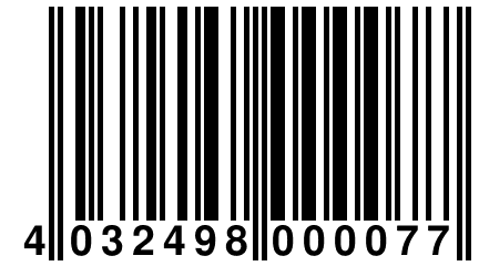 4 032498 000077