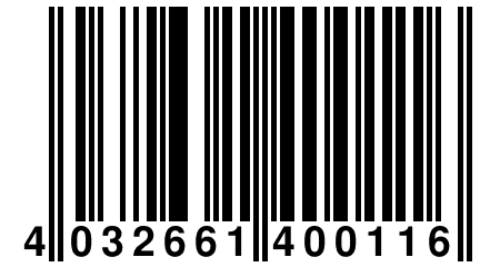4 032661 400116
