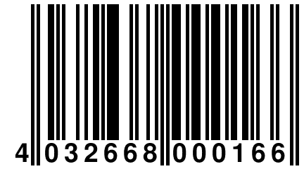 4 032668 000166