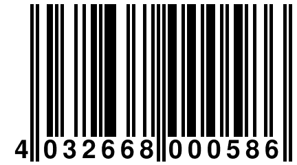 4 032668 000586