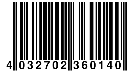 4 032702 360140