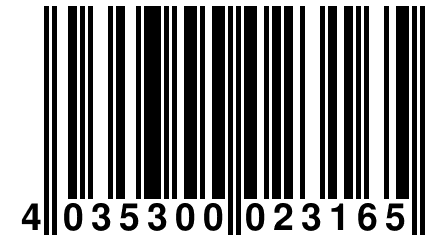 4 035300 023165