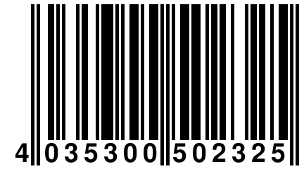 4 035300 502325