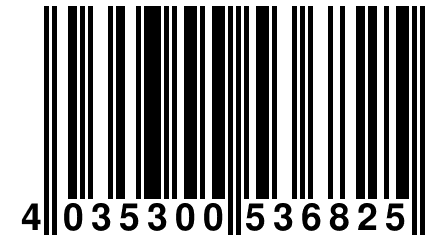 4 035300 536825