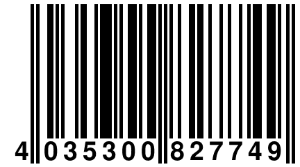 4 035300 827749