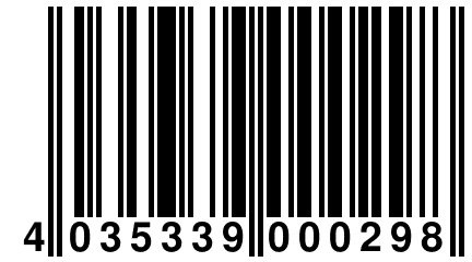 4 035339 000298