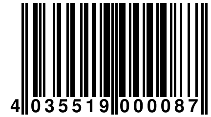 4 035519 000087