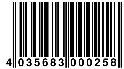 4 035683 000258