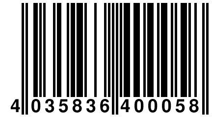 4 035836 400058