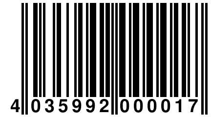 4 035992 000017
