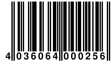 4 036064 000256