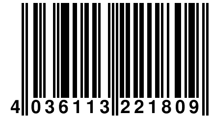 4 036113 221809